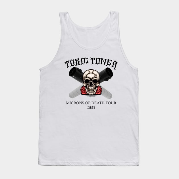 Toxic Toner - The band Tank Top by DizzySpells Designs